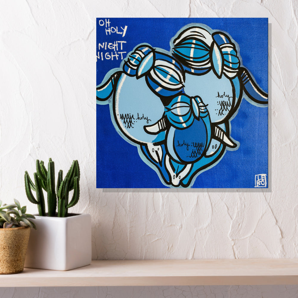 Oh Holy Night Night, Holy Holy Holy - Mineral Print